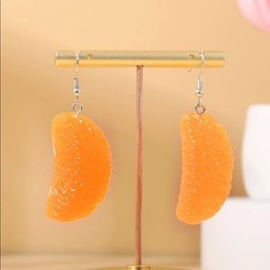 MANDARIN ORANGE EARRINGS